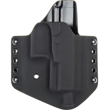 Příslušenství pro sportovní střelbu RH Holsters OWB - Walther PPQ M2 Navy - vnější kydexové pouzdro - poloviční sweatguard - černá/černá Pouzdro je pro: Pravák