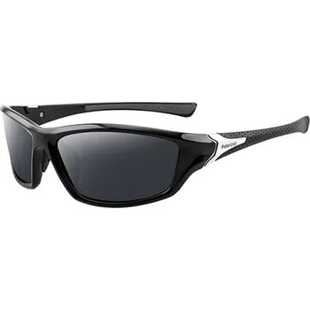Sportovní polarizační sluneční brýle - Černá černá