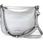 Michael Kors dámská kabelka cossbody KELSEY 32R3S3KC1L PEARL GREY SM POUCHETTE LEATHER Michael Kors 32R3S3KC1L