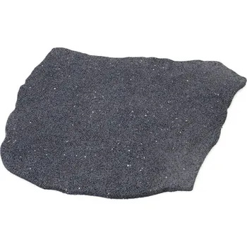 Šedý gumový zahradní nášlap (šlapák) FLOMA Natural Stone - 53 x 45 x 1,8 cm