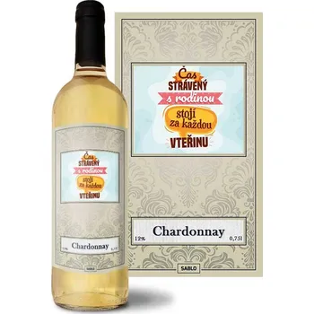 Víno Sablio Bílé víno Čas strávený s rodinou: 0,75 l