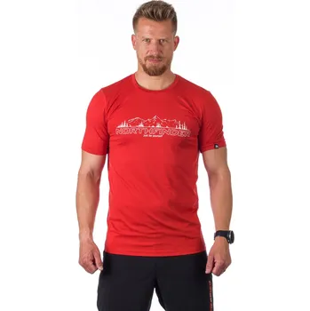 Pánské tričko Pánské Tričko s krátkým rukávem NORTH FINDER JOHNATHAN 107487-633 – Červená M