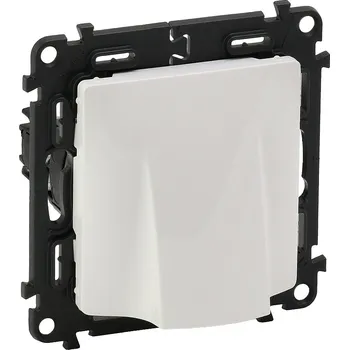 Elektrická zásuvka Legrand VALENA LIFE kabelová vývodka bez svorek BÍLÁ /753134/