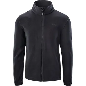 Pánská mikina Pánská Fleecová mikina HI-TEC HOWARD 280 FLEECE M000134149 – Černá XXL