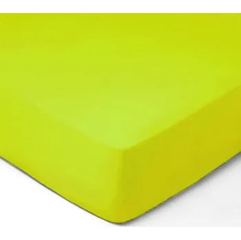 Prostěradlo DekorTextil Jersey napínací prostěradlo jablečná zeleň ROZMĚR: (š/d/v) 200 x 200 x 20 cm