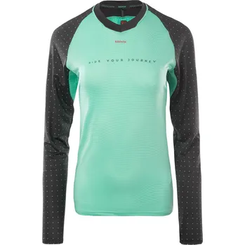 Dámské tričko Dámské Tričko s dlouhým rukávem RADVIK ZULU MTB LDS M000162744 – Tyrkysová S