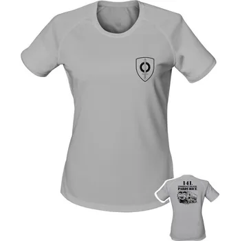 Dámské tričko Dámské funkční tričko 141. zásobovací prapor (Pardubice) - T815 8x8 - světle šedá