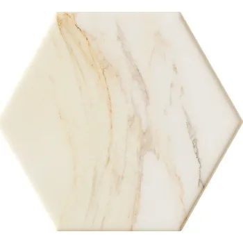 TUBADZIN OBKLAD FLARE HEX WHITE 11x12,5 6004838