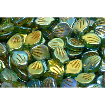 Korálek Korálky lístek Peony 4156 (9X12mm)