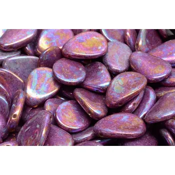 Korálek Lístek sasanky 11x16mm č. 72 (11x16mm)