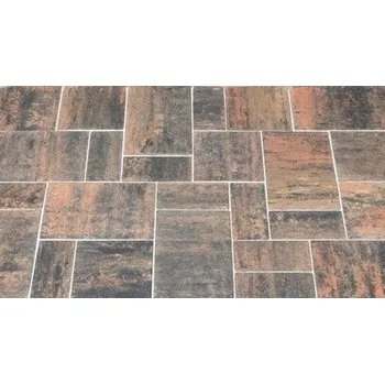 Dlažba BEST Dlažba betonová TRIVIO tl. 80 mm colormix etna