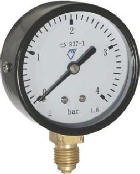 PREMATLAK, a.s. manometr 304 AZ/MI63S/113/1,6 0/400kPa, M12x1,5mm spodní přip.