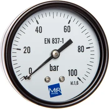 OEM manometr P100 / 358 AZ 0/10MPa, M12x1,5mm zadní přip.