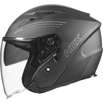 Helma na motorku NOX Spirit N128 matná černá XL