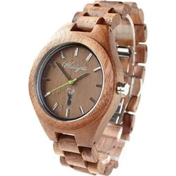 Hodinky WAIDZEIT Dřevěné hodinky Gams Platzhirsch - hodinky pro myslivce