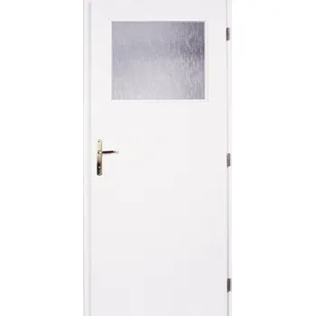 Interiérové dveře DOORNITE dveře bílé interiérové 70 cm sklo 1/3
