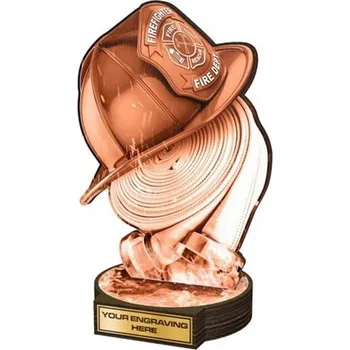 Poháry Bauer Dřevěná plaketa RWR250 | Hasiči