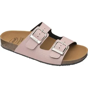 Dámské pantofle Scholl GREENY MALAREN růžové zdravotní pantofle