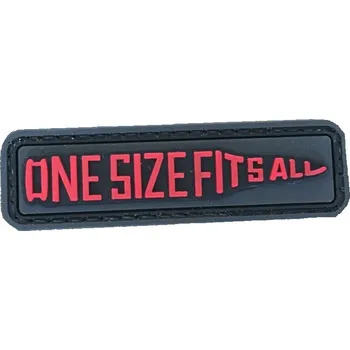 Nášivka PVC nášivka One Size Fits All