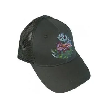 Kšiltovka E-myslivost Myslivecká kšiltovka se síťkou - Motiv Liška