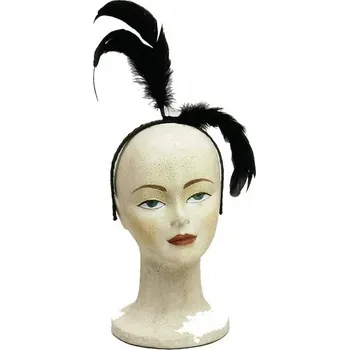 Stříbrná čelenka s peřím