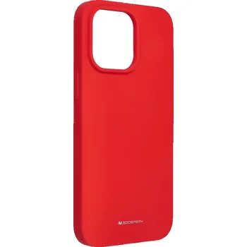 Pouzdro Mercury Silicone APPLE Iphone 14 PRO MAX červené