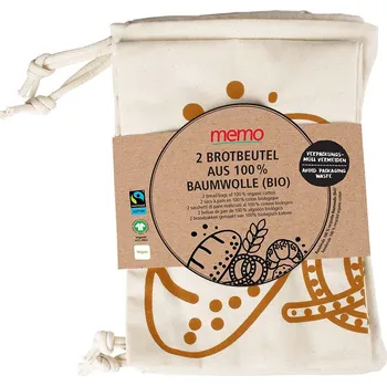 Sáček na potraviny Memo Sáček na pečivo z bavlny 2 ks