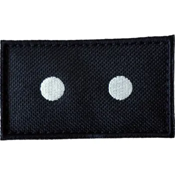 Hodnostní nášivka Desátník, černý podklad