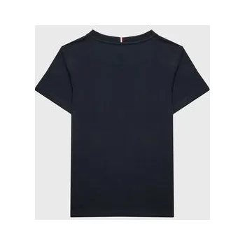 Pánské tričko Tommy Hilfiger T-Shirt Arched KS0KS00401 D Tmavomodrá Regular Fit 16Y