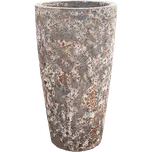 Moderní keramický květináč Baq Lava, Partner straight relic rust metal 46x85cm