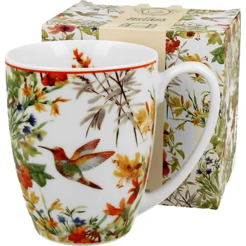 DUO Gifts DG - Porcelánový hrnek LINNEA, ptáček v dárkové krabičce - 380 ml