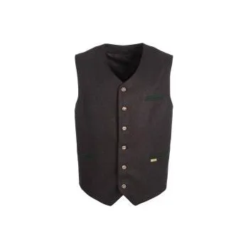 Pánská vesta Margita Trapper Myslivecká vesta ALEXEJ - černý antracit - Výška 176, Velikost 54