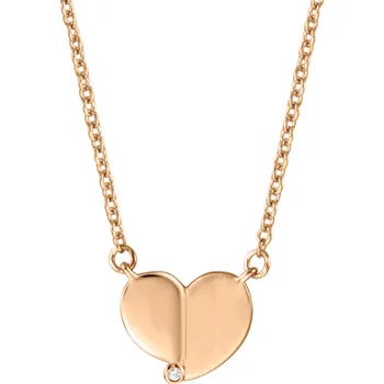 Náhrdelník ESPRIT stříbrný náhrdelník se srdíčkem ESNL00871242