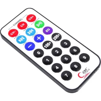 Elektronická stavebnice LaskaKit_cz IR dálkový ovladač univerzální 21 tlačítek - Audio/Video