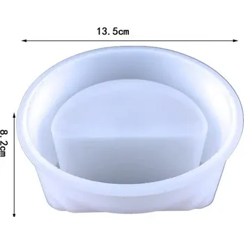 Forma na odlévání PourArt Silikonová forma Květináč 02 XC506-11 135x82mm