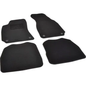 autokoberec Autokoberce textilní přesné černé / černé obšití - Škoda Superb I (Typ 3U) Sedan (2001-2008) 5-sedadel