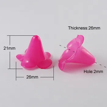 Dětské navlékací korálky Plastové korálky 68 (21x26 mm)