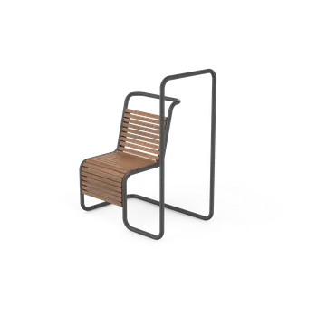 Zahradní lavice HTI FULFIT Lavička s opěradlem LFT258.02 Materiál konstrukce: nerez, Povrchová úprava: ne, Typ použitého obložení: ash