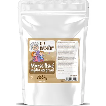 Nanolab Marseillské mýdlo na praní vločky, 100 g