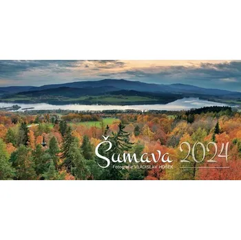 Kalendář TISKÁRNA ČERNÝ Vladislav Hošek stolní čtrnáctidenní kalendář Šumava 2024