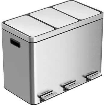Odpadkový koš Siguro SGR-WB-I342SU SmartSort, 3 nádoby na tříděný odpad, 3 x 15 l