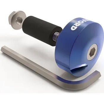 Řídítka Závažíčka-koncovky do řidítek Oxford Bar Ends 1 modré, pár (Pro ocelová řídítka (vnitř. pr. 17 mm))