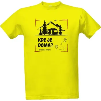 Pánská móda Tričko s potiskem Karavan pánské