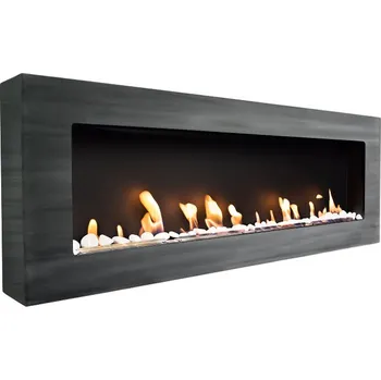 Biokrb BIO FLAME biokrb Easy L Close Patina Šedá 115x40 cm