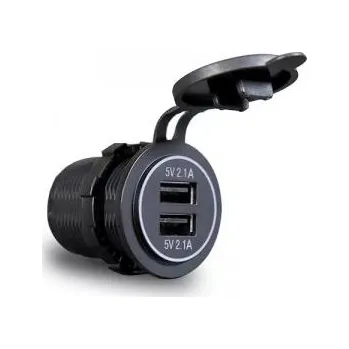 Nabíječka do auta USB-A, USB-A, vestavná, 5V, 4.2A, MY1248