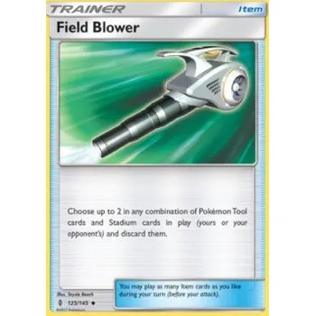Sběratelská karetní hra Pokémon GRI 125/145 Field Blower - Guardians Rising Stav: Excellent, Verze: REVERSE HOLO