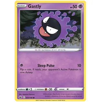 Karetní hra Pokémon TCG Gastly 055/198