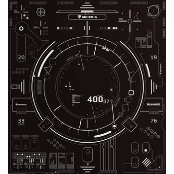 Herní příslušenství Genesis ochranná rohož TELLUR 400 SQUARE HUD 100cm