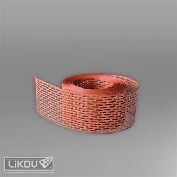 Střecha LIKOV Ochranný větrací pás proti ptákům šířka 80mm, délka 5bm cihlová