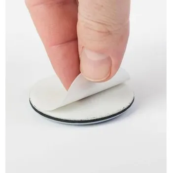 Motocyklový chránič Walteco Univerzální kluzák, průměr 20mm, samolepicí, šedý, 4 ks